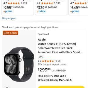 Apple Watch Series 11 with Jet Black